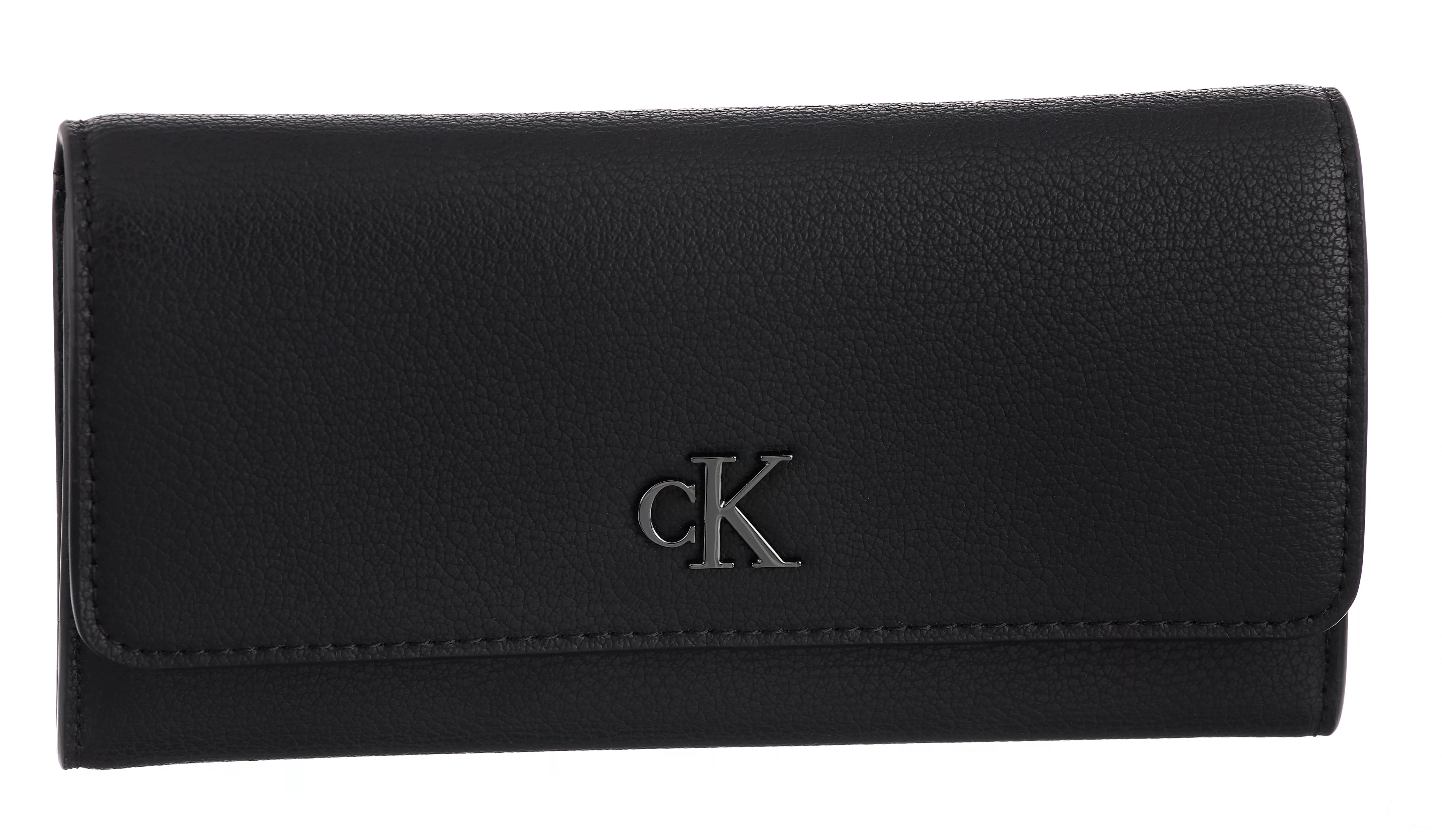 Calvin Klein Jeans Geldbörse "MINIMAL MONOGRAM LONG FOLD SNAP", Geldbörse P günstig online kaufen