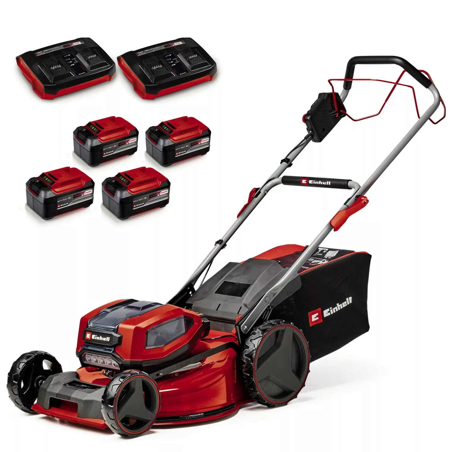 Einhell Akkurasenmäher "Professional GP-CM 36/52 S Li BL", 4 x 5,2 Ah Plus günstig online kaufen