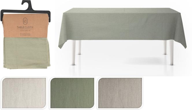 TISCHDECKE 1 Stück ca. 140 x 220 cm  3 Sorten unsortiert Beige / Grau / Grü günstig online kaufen