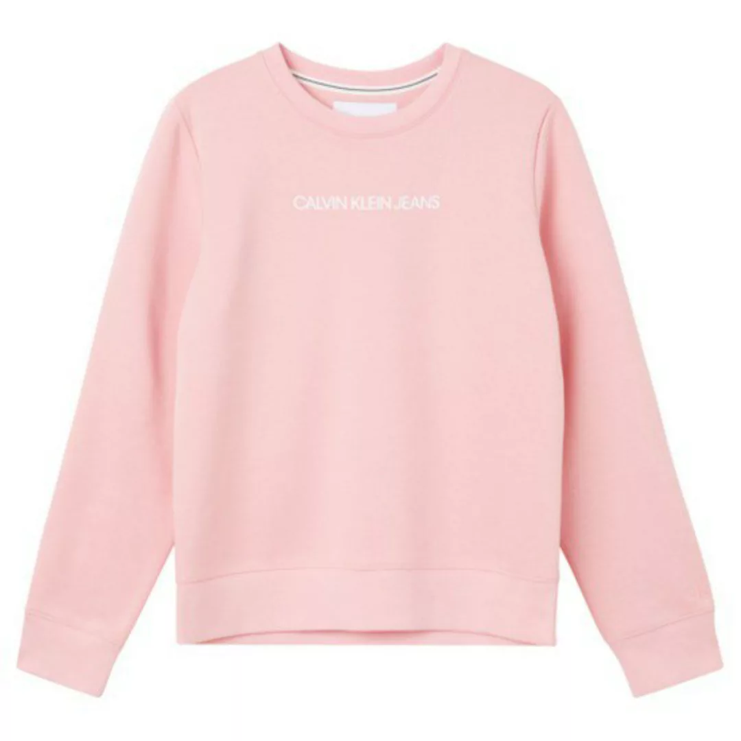 Calvin Klein Jeans Shrunken Institutional Sweatshirt S Soft Berry / Bright günstig online kaufen
