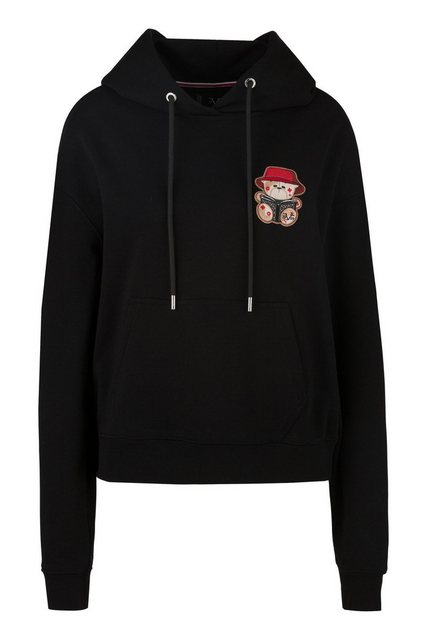 19V69 ITALIA Hoodie KARA BUCKET mit Bären-Applikation und Kängurutasche, lä günstig online kaufen