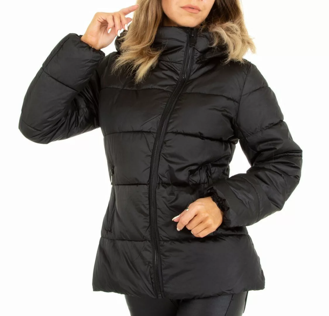 Ital-Design Steppjacke Damen Freizeit (87392291) Kapuze (abnehmbar) Gefütte günstig online kaufen