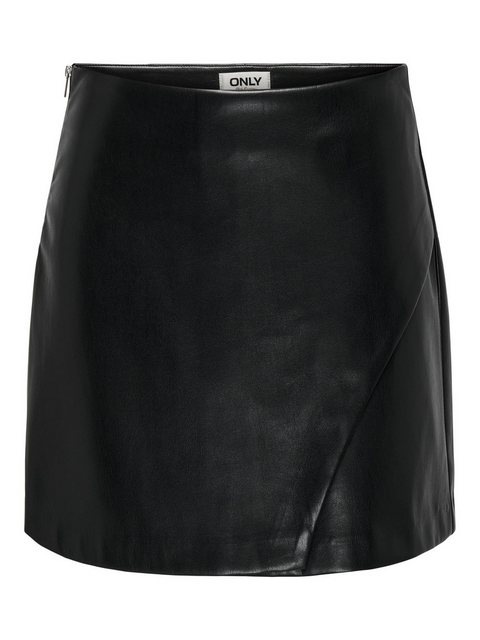 ONLY Lederimitatrock ONLZETA HW FAUX LEA SKIRT CC PNT mit Wickeloptik günstig online kaufen