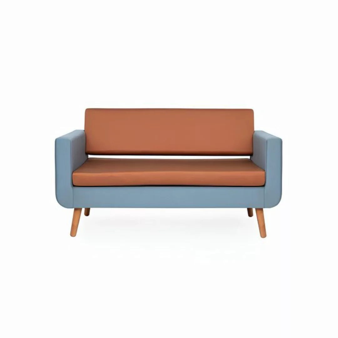 Xlmoebel Sofa Luxuriöses Zweisitzer-Sofa Designer Wohnzimmer Couch Polsterm günstig online kaufen