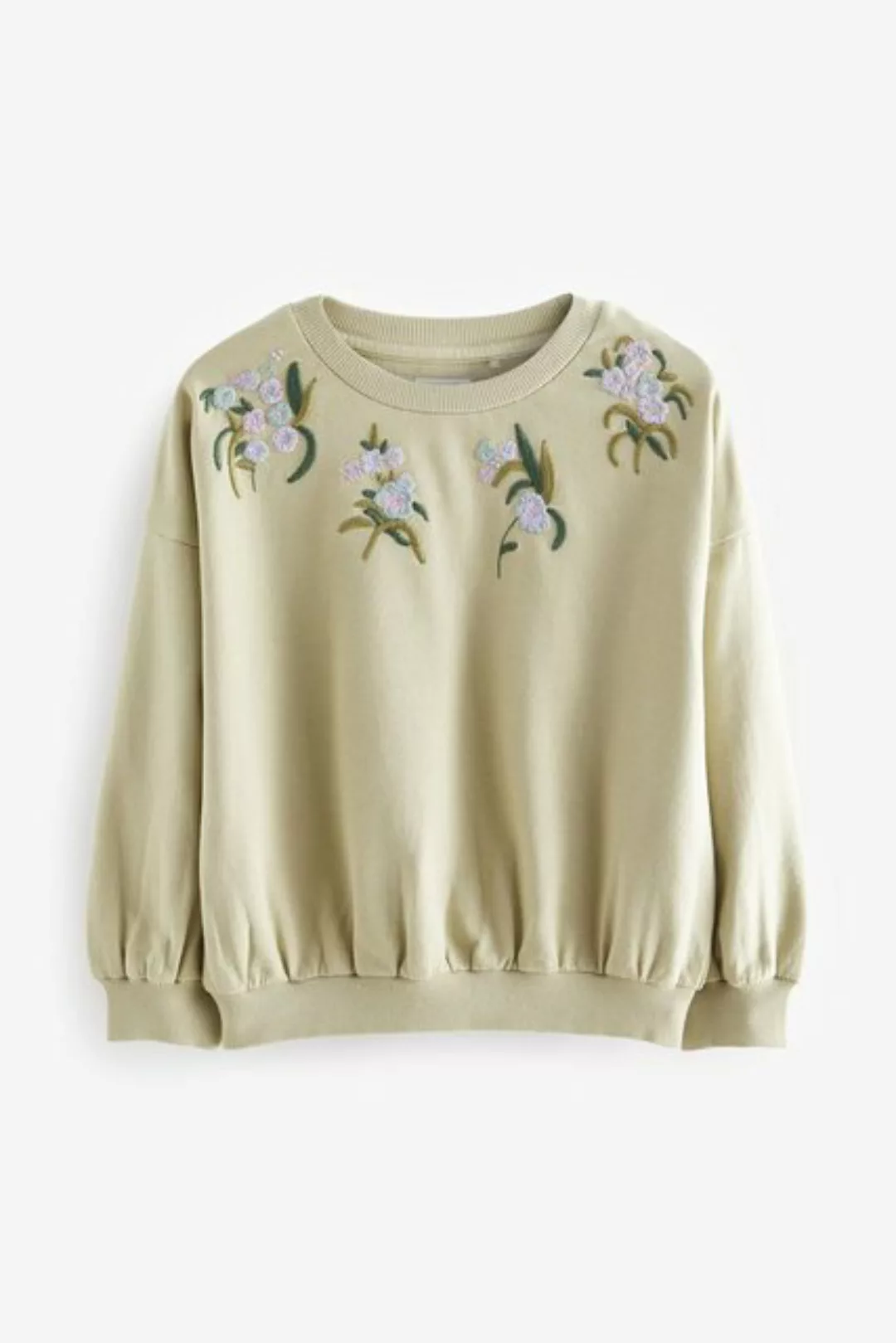 Next Sweatshirt Sweatshirt mit Blumenstickerei (1-tlg) günstig online kaufen