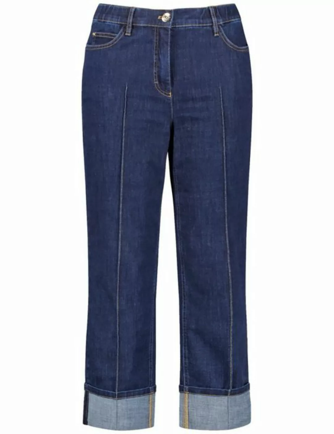 Samoon 5-Pocket-Hose 7/8 Jeans mit Kontraststepp Betty Jeans günstig online kaufen