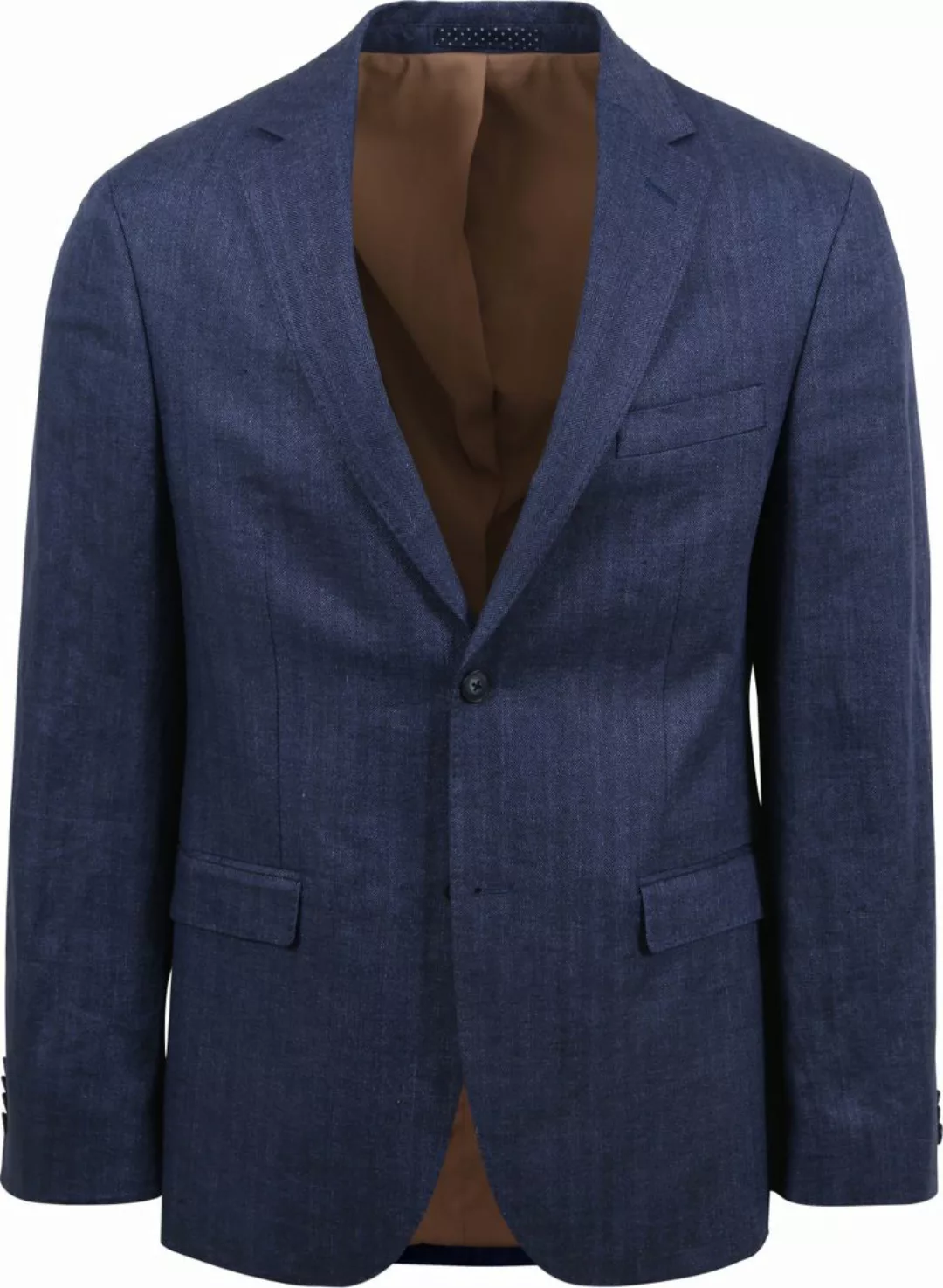 Suitable Blazer Leinen Royal Blau - Größe 50 günstig online kaufen