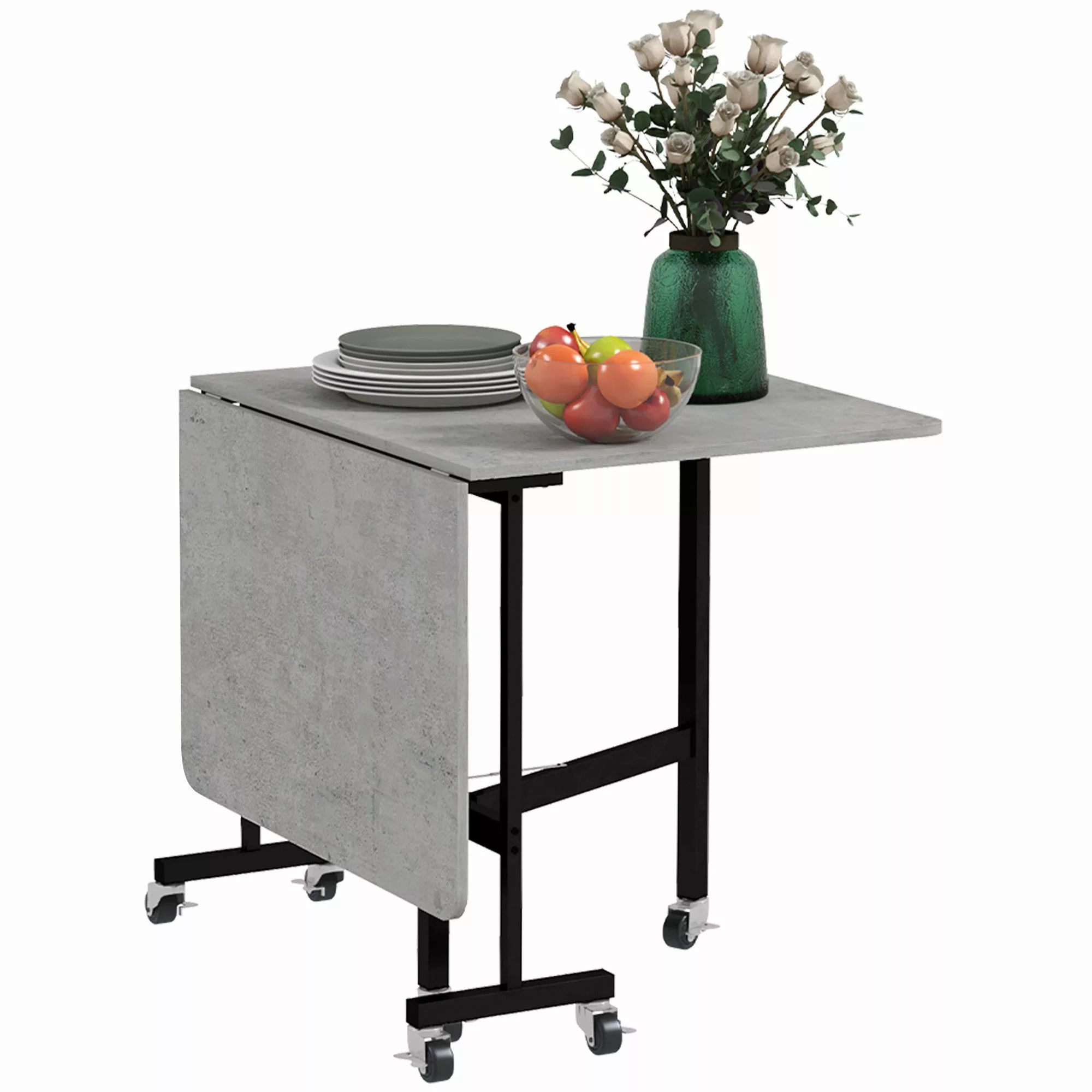 HOMCOM Klapptisch Esszimmertisch für 4-6 Personen, günstig online kaufen
