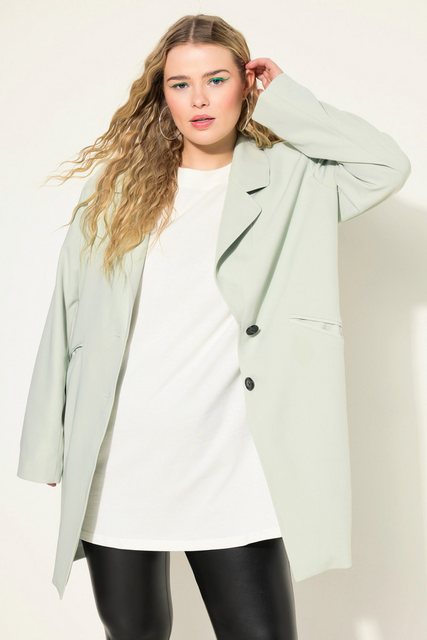 Studio Untold Blusenblazer Longblazer Oversize Loose Shape feine Struktur günstig online kaufen