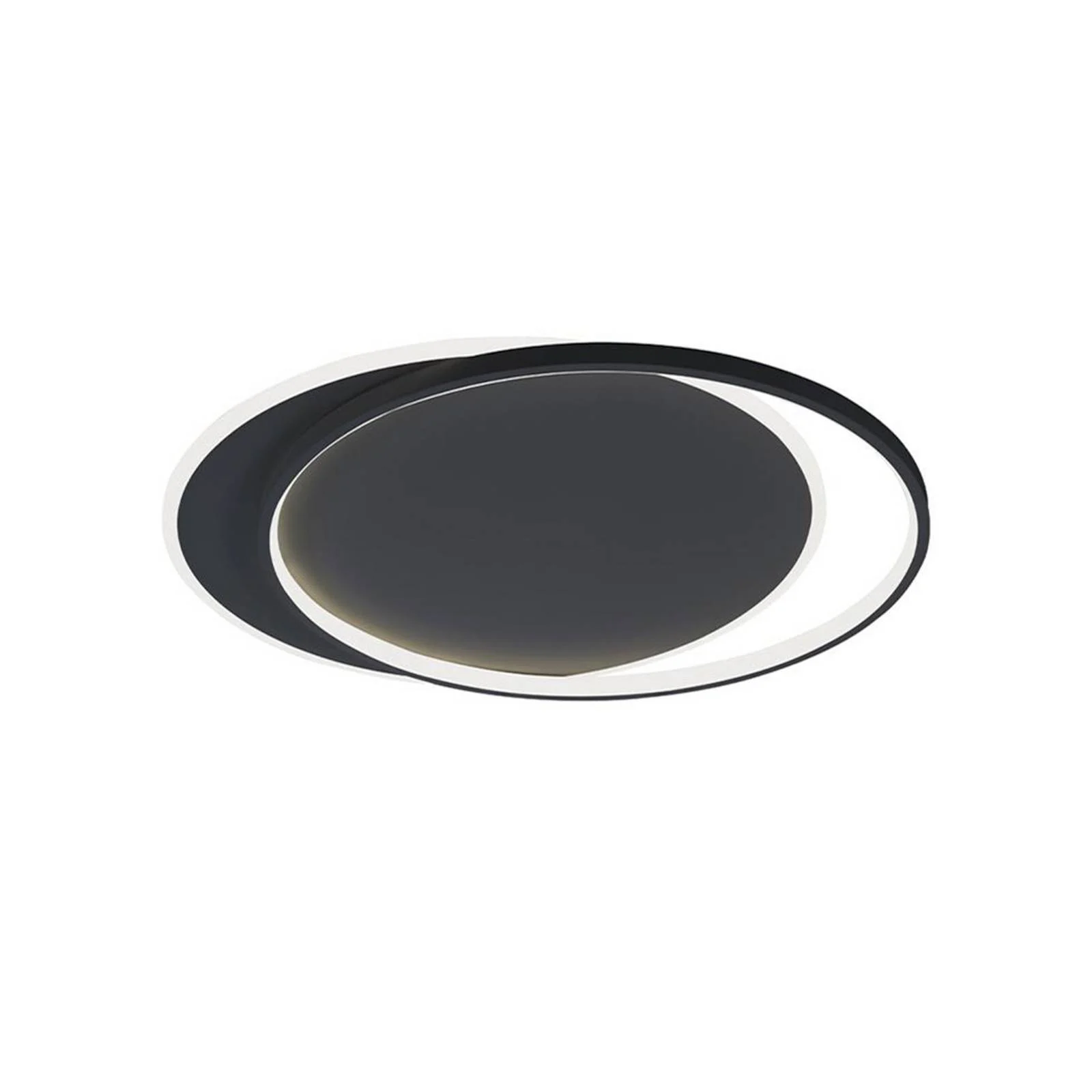 LED-Deckenlampe Evelyn, schwarz, Länge 55 cm, Metall günstig online kaufen