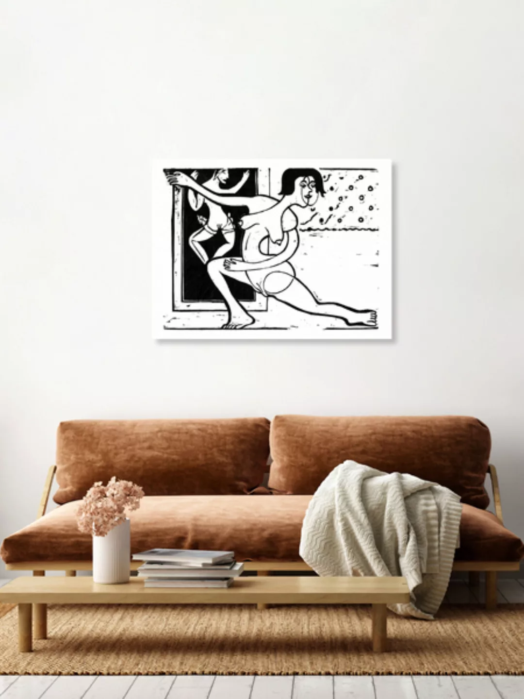 Poster / Leinwandbild - Übende Tänzer Von Ernst Ludwig Kirchner günstig online kaufen