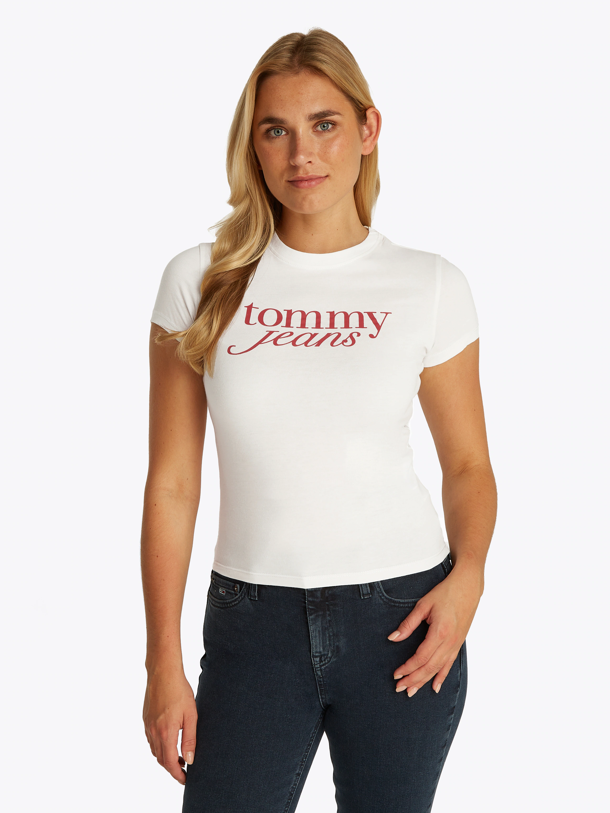 Tommy Jeans T-Shirt "TJW 2PACK ESSENTIAL LOGO TEE", mit Logodruck günstig online kaufen