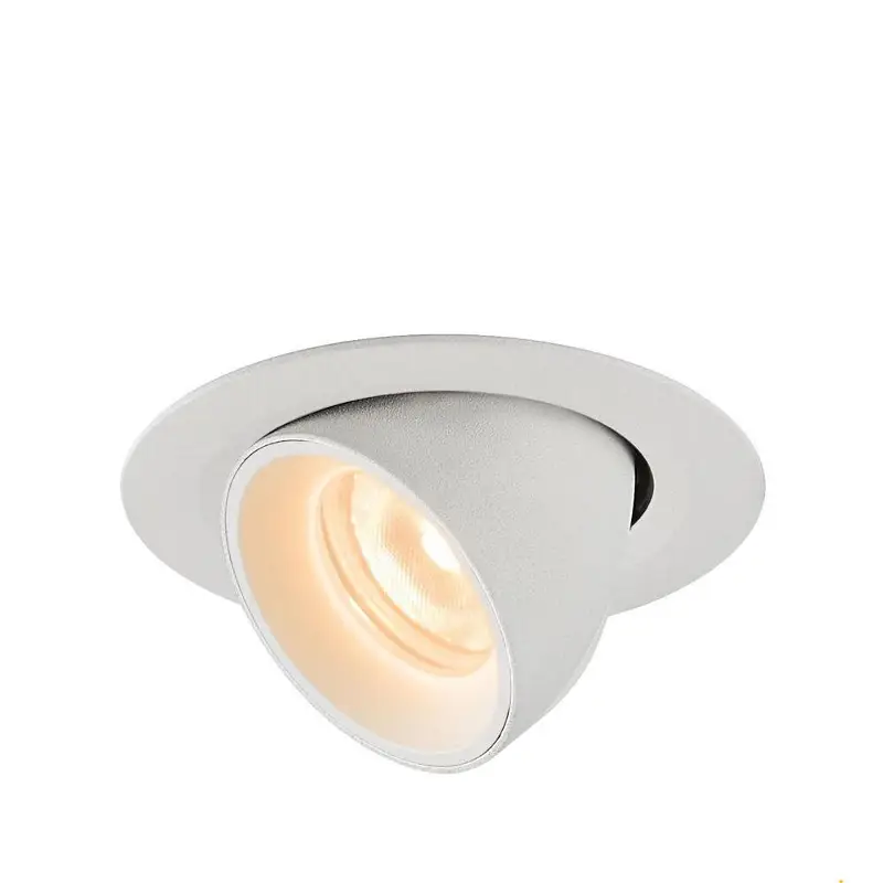 LED Deckeneinbauleuchte Numinos Gimble in Weiß 7W 670lm 2700K 55° günstig online kaufen