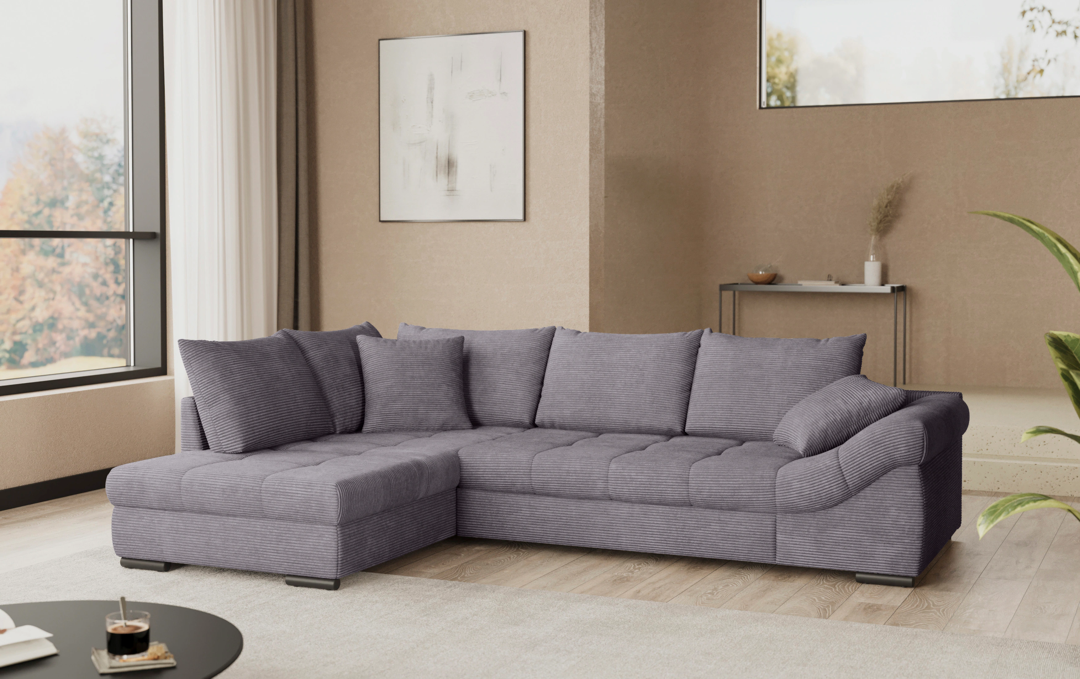 INOSIGN Ecksofa "Allegro DuraFlex, L-Form", Hochschläfer-Bettauszug, Kaltsc günstig online kaufen