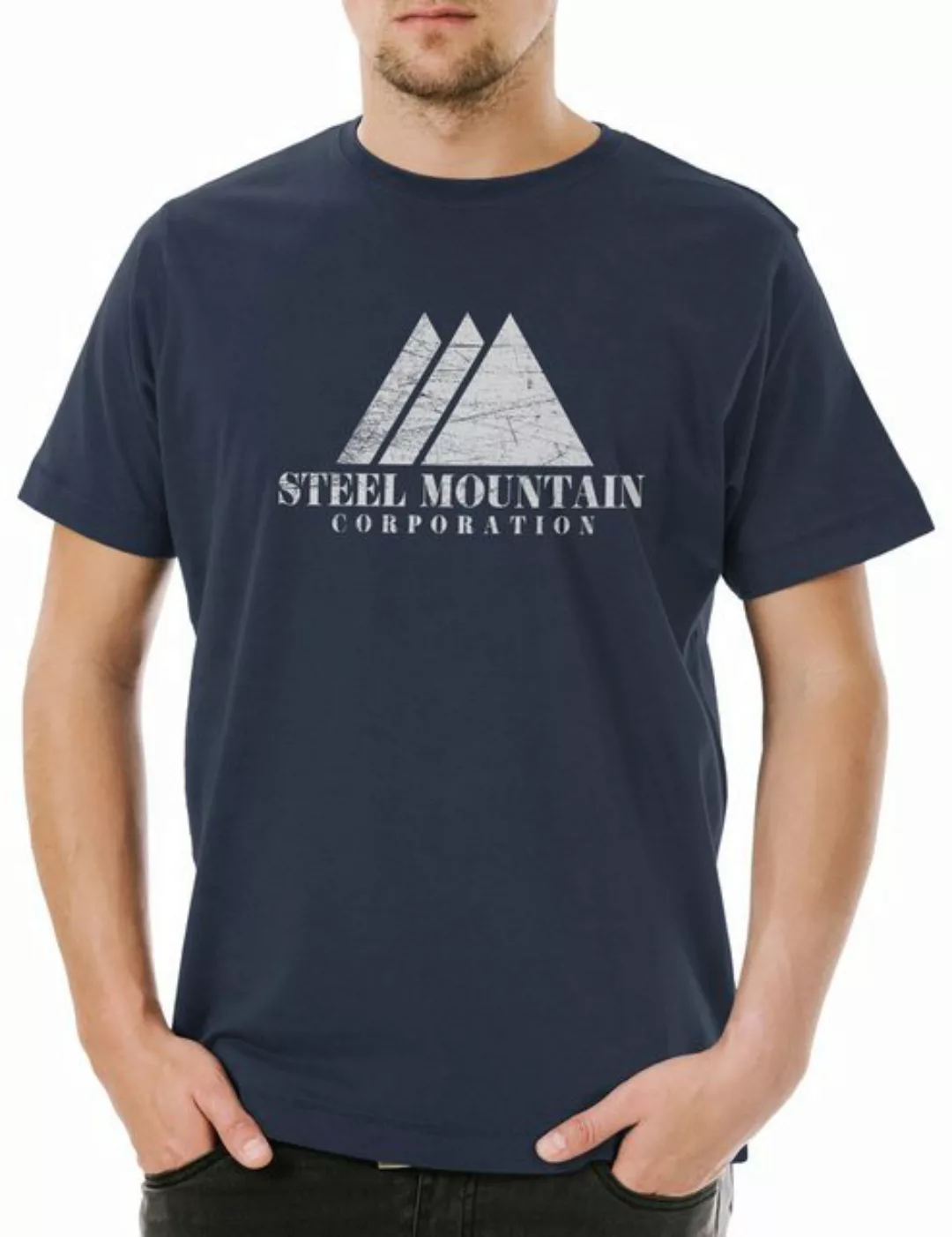 Urban Backwoods Print-Shirt Steel Mountain Herren T-Shirt Fsociety Allsafe günstig online kaufen