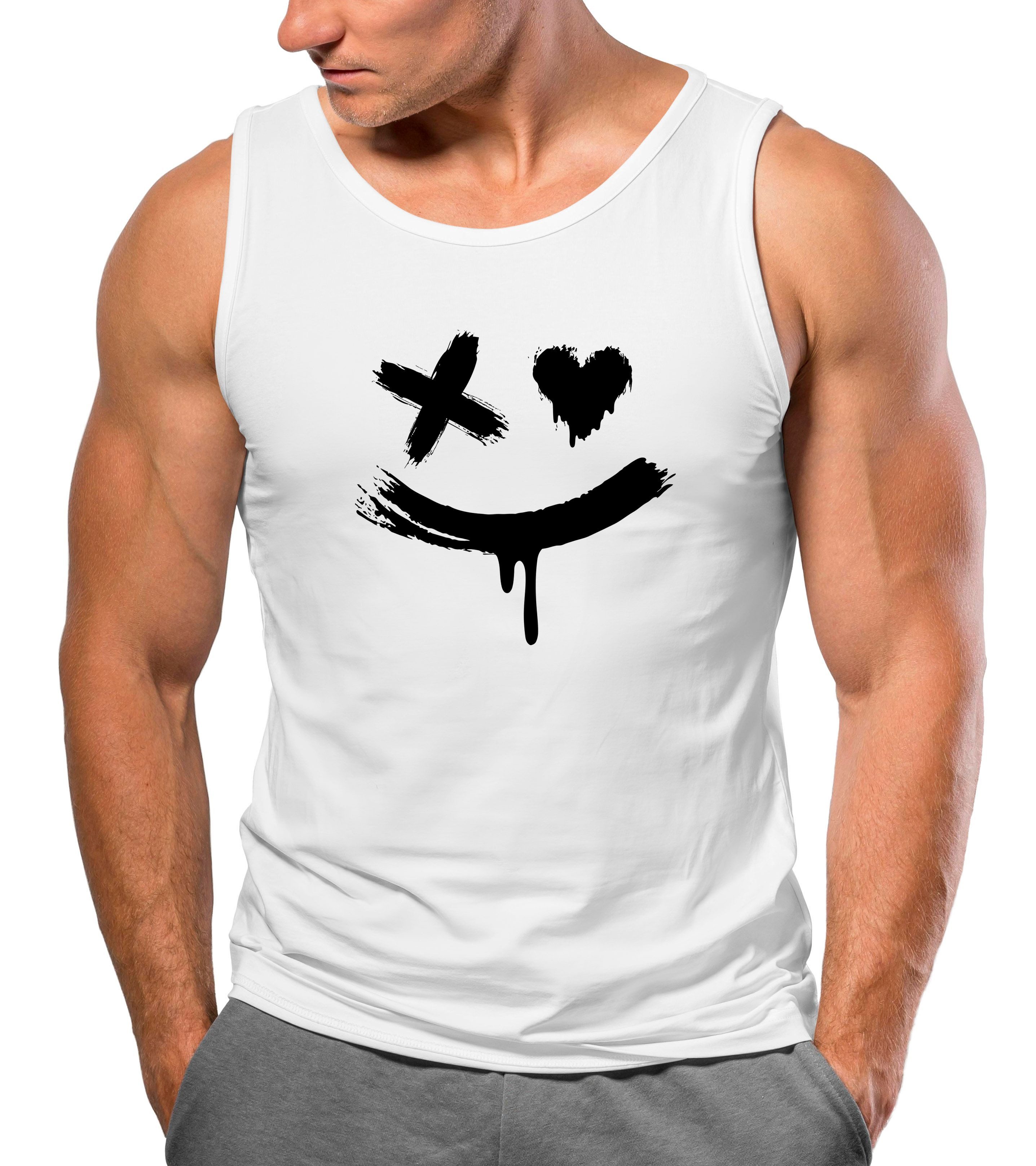 Neverless Tanktop Herren Tank-Top mit Print günstig online kaufen