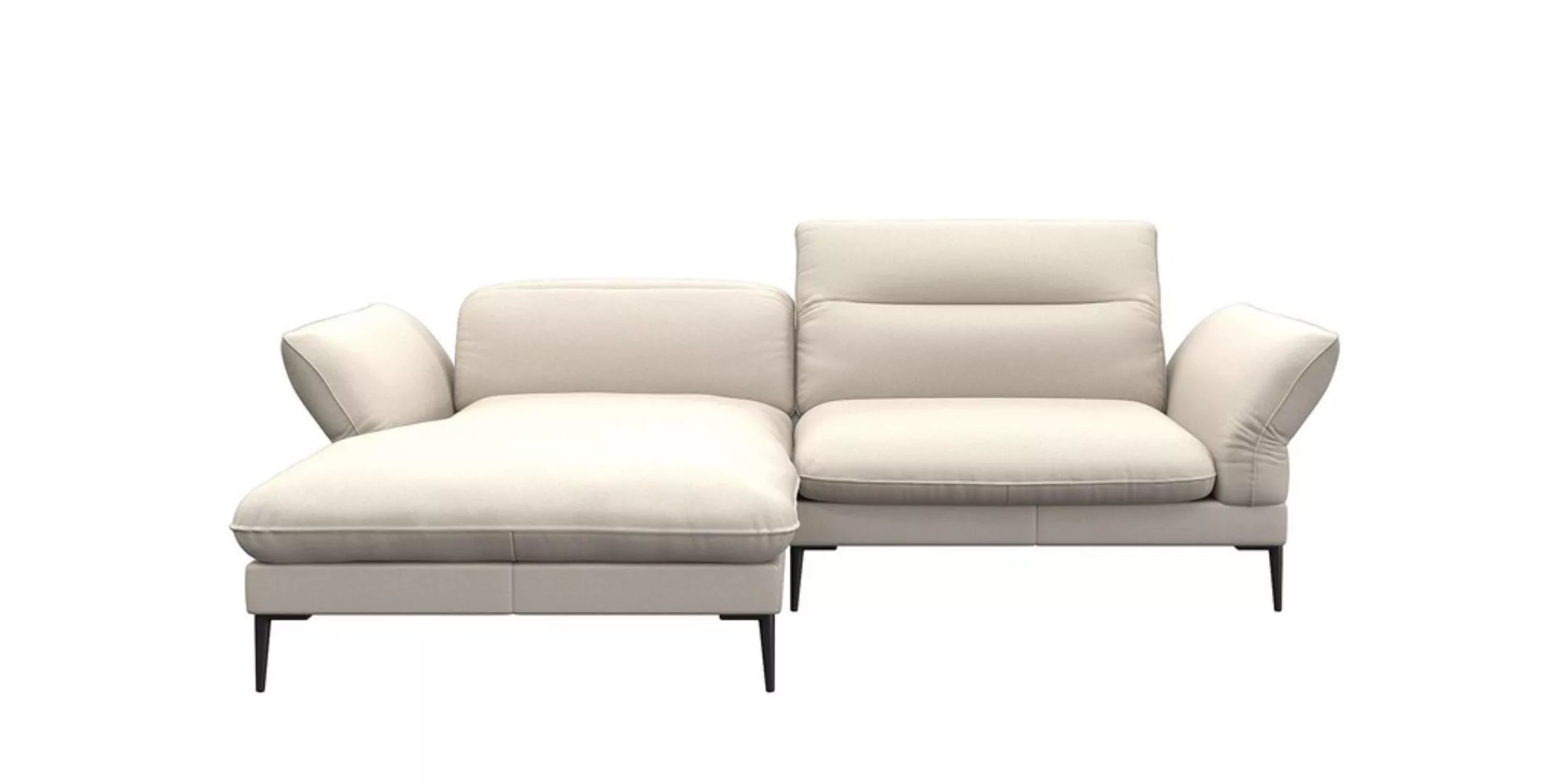 FLEXLUX Ecksofa "Salino, Funktionssofa mit Recamiere, Relaxsofa, Ecksofa", günstig online kaufen