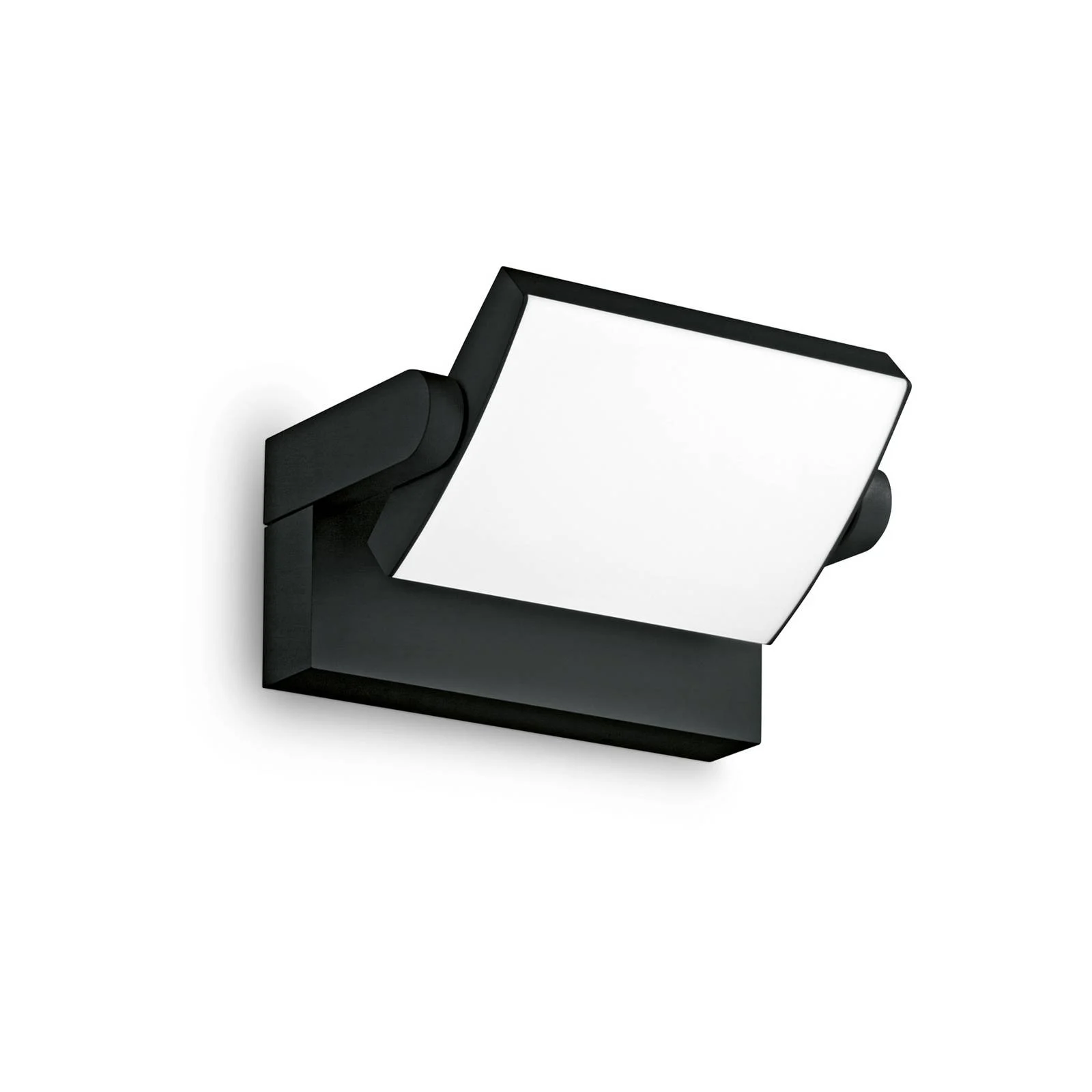 Ideal Lux LED-Außenwandleuchte Swipe, schwarz, IP54, 3.000 K günstig online kaufen