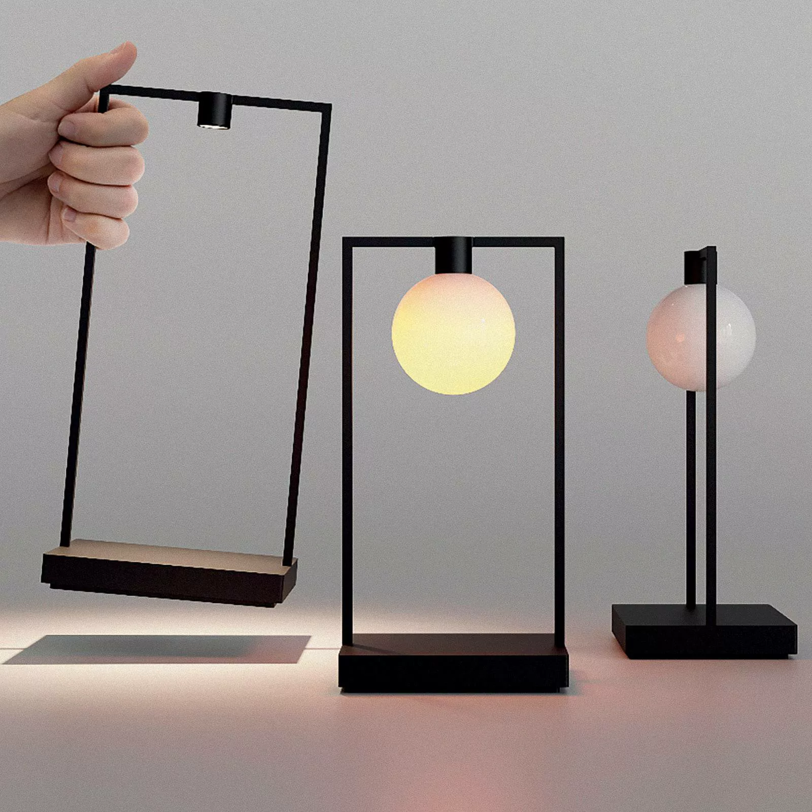 Artemide Curiosity 36 Tischleuchte mit Glasschirm günstig online kaufen