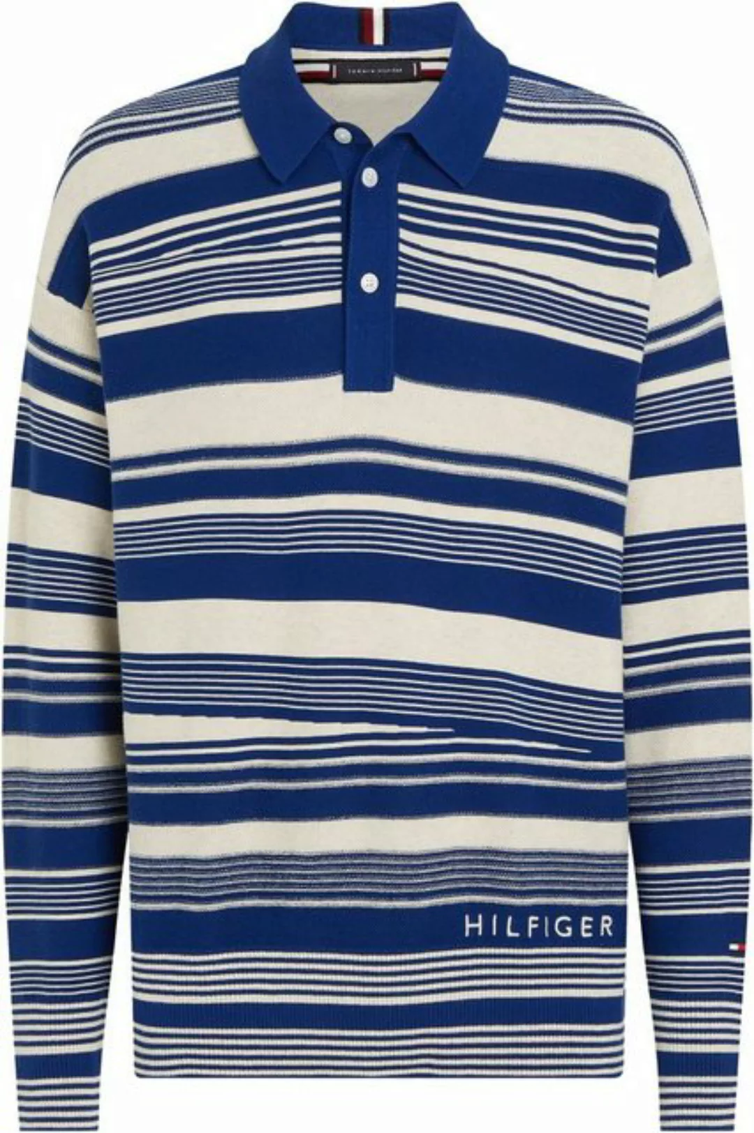 Tommy Hilfiger Polokragenpullover CRAFTED STRIPE LS POLO günstig online kaufen