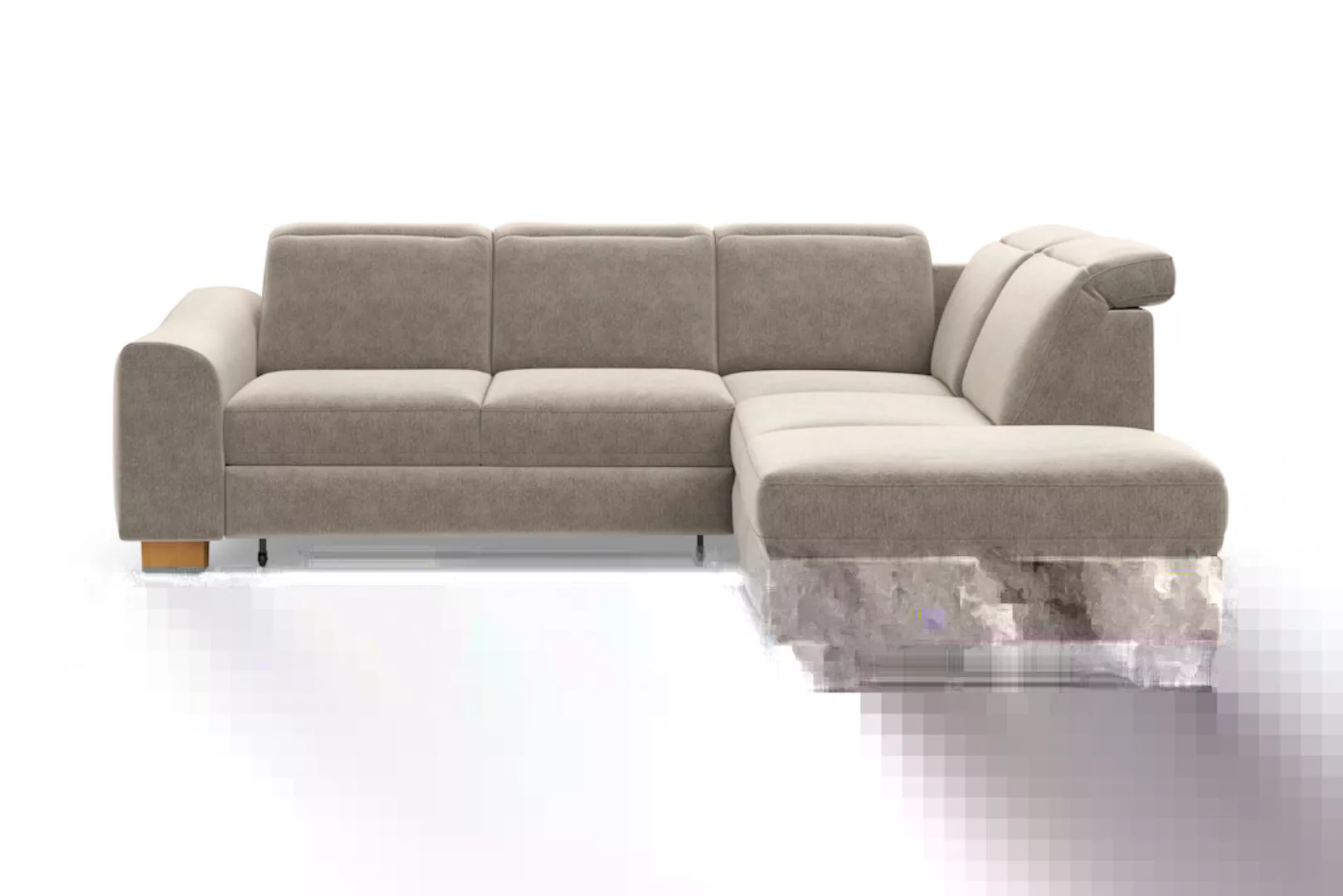 Home affaire Ecksofa "Dundee L-Form", wahlweise mit Kopfteilverstellung und günstig online kaufen