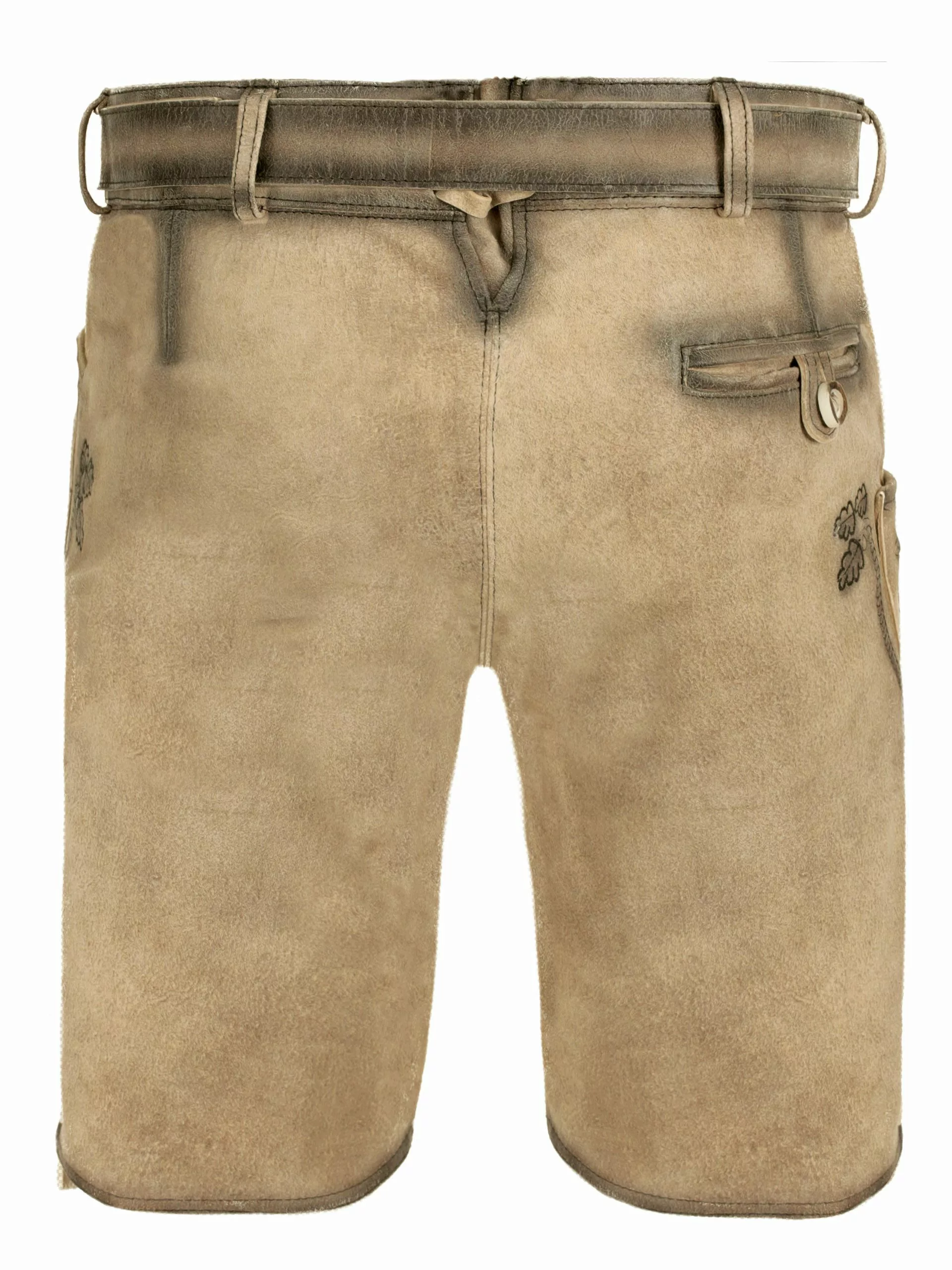 FUCHS Trachtenlederhose Trachtenlederhose kurz Thomas hellbraun günstig online kaufen