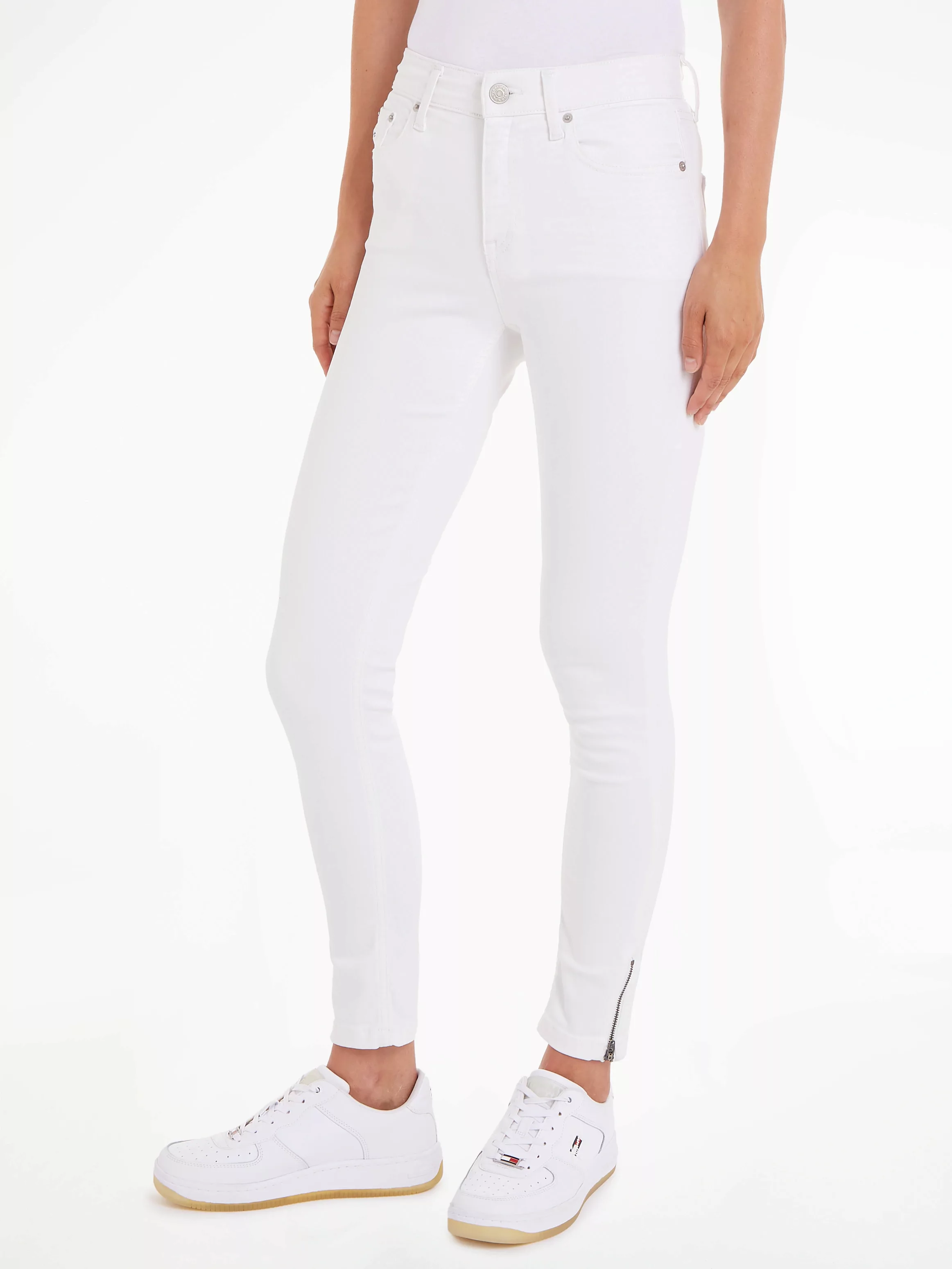 Tommy Jeans Skinny-fit-Jeans "NORA MD SKN ANK ZIP BG4293", mit Reißverschlü günstig online kaufen