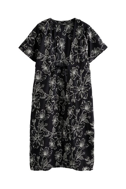 Next Blusenkimono Maxi-Kimono mit Bindedetail aus 100 % Baumwolle (1-tlg) günstig online kaufen