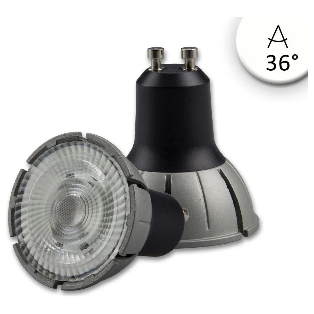 GU10 Vollspektrum LED Strahler 7W COB, 36°, 4000K, dimmbar günstig online kaufen