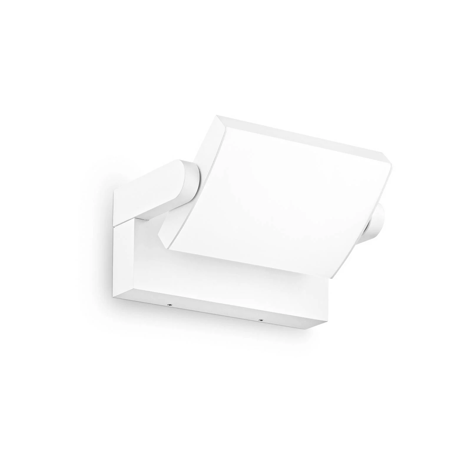 Ideal Lux LED-Außenwandleuchte Swipe, weiß, IP54, 3.000 K günstig online kaufen