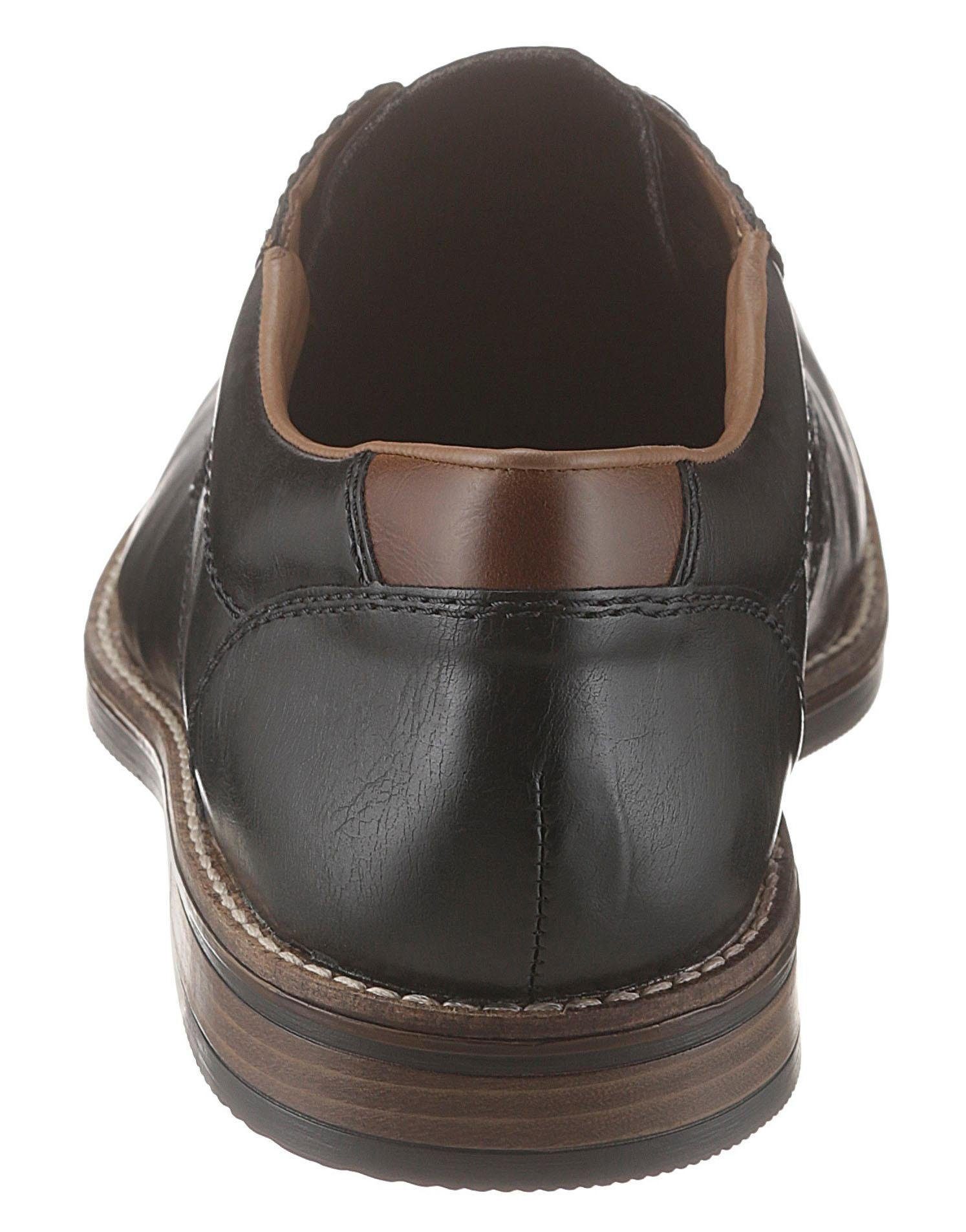 Rieker Schnürschuh mit modischen Ziernähten, Freizeitschuh, günstig online kaufen