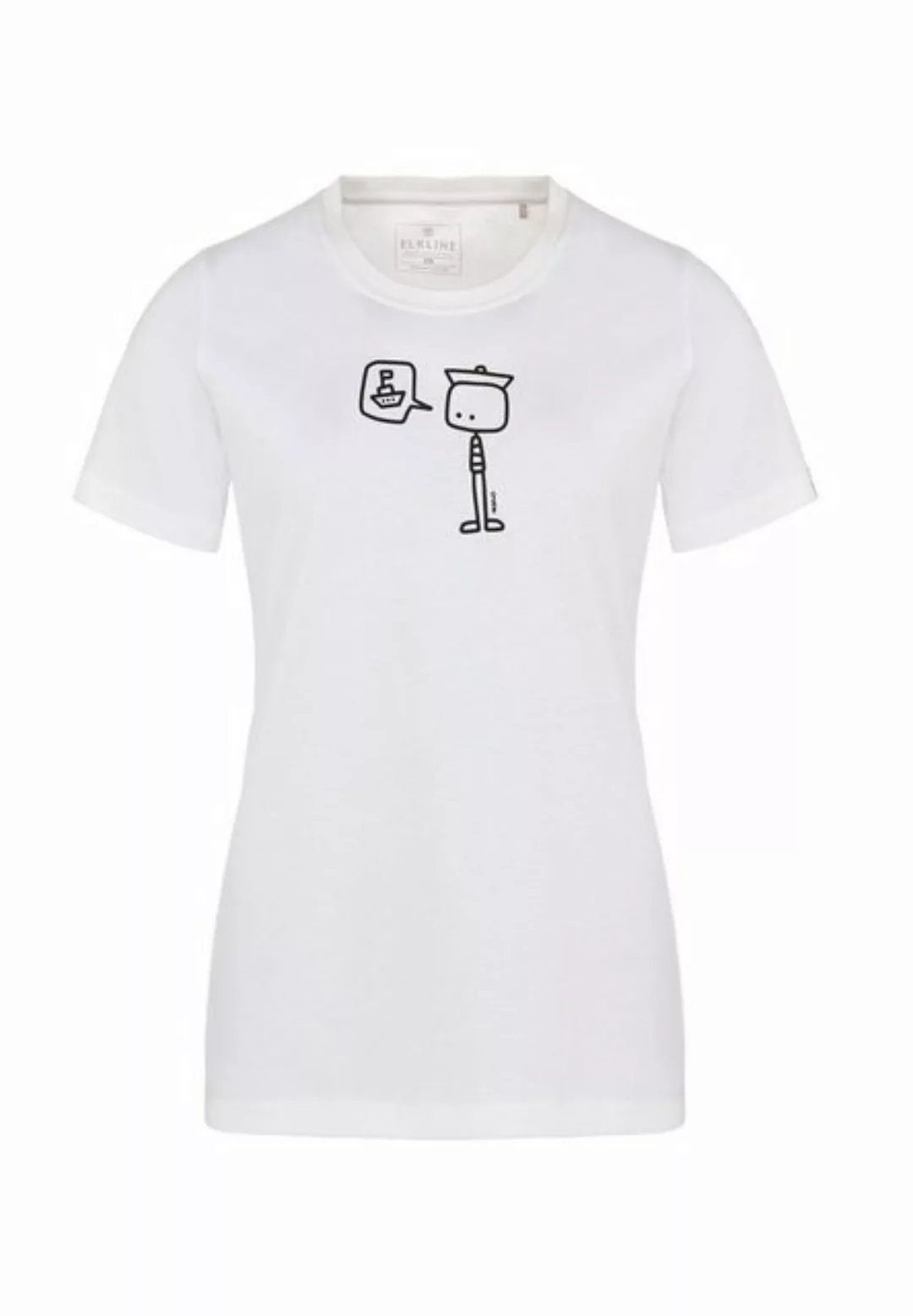 Elkline T-Shirt Seemaen stylischer Means Siebdruck günstig online kaufen