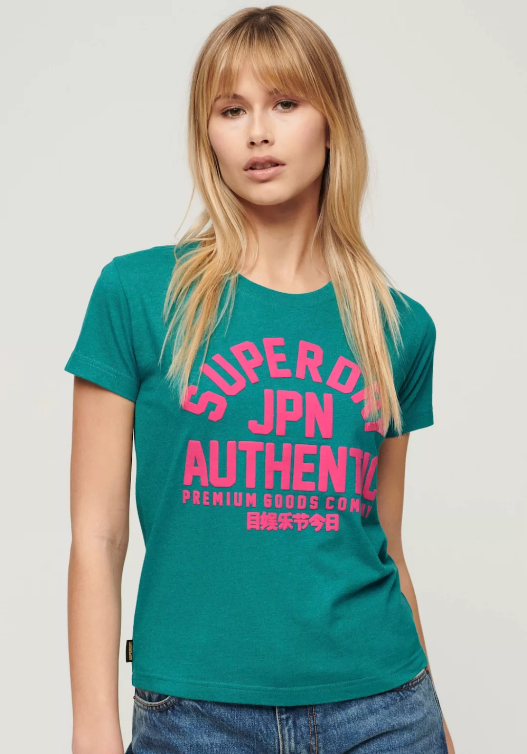 Superdry Print-Shirt PUFF PRINT ARCHIVE FITTED TEE günstig online kaufen