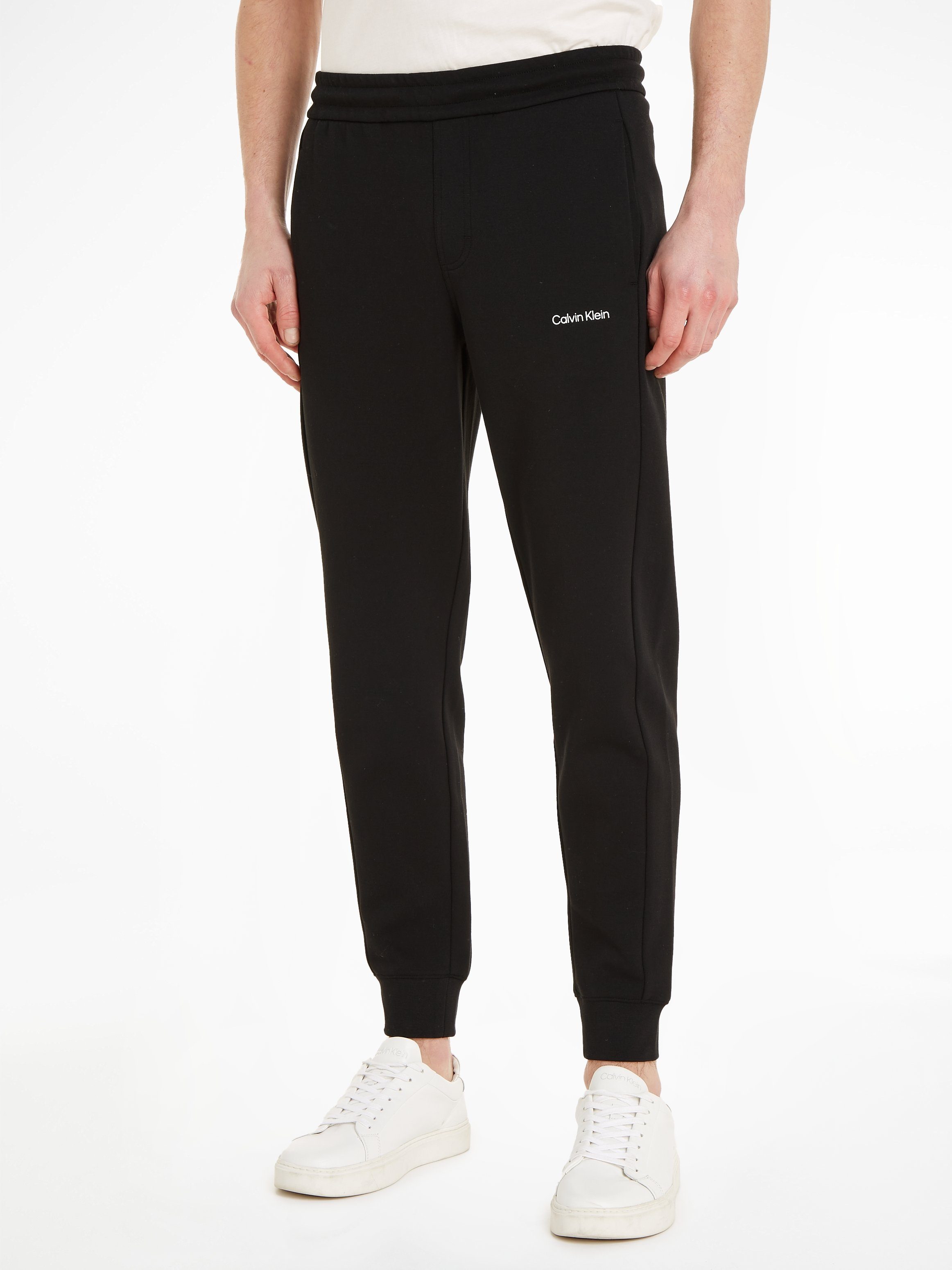 Calvin Klein Sweathose "MICRO LOGO JOGGER", mit kontrastfarbenem Saum am Be günstig online kaufen