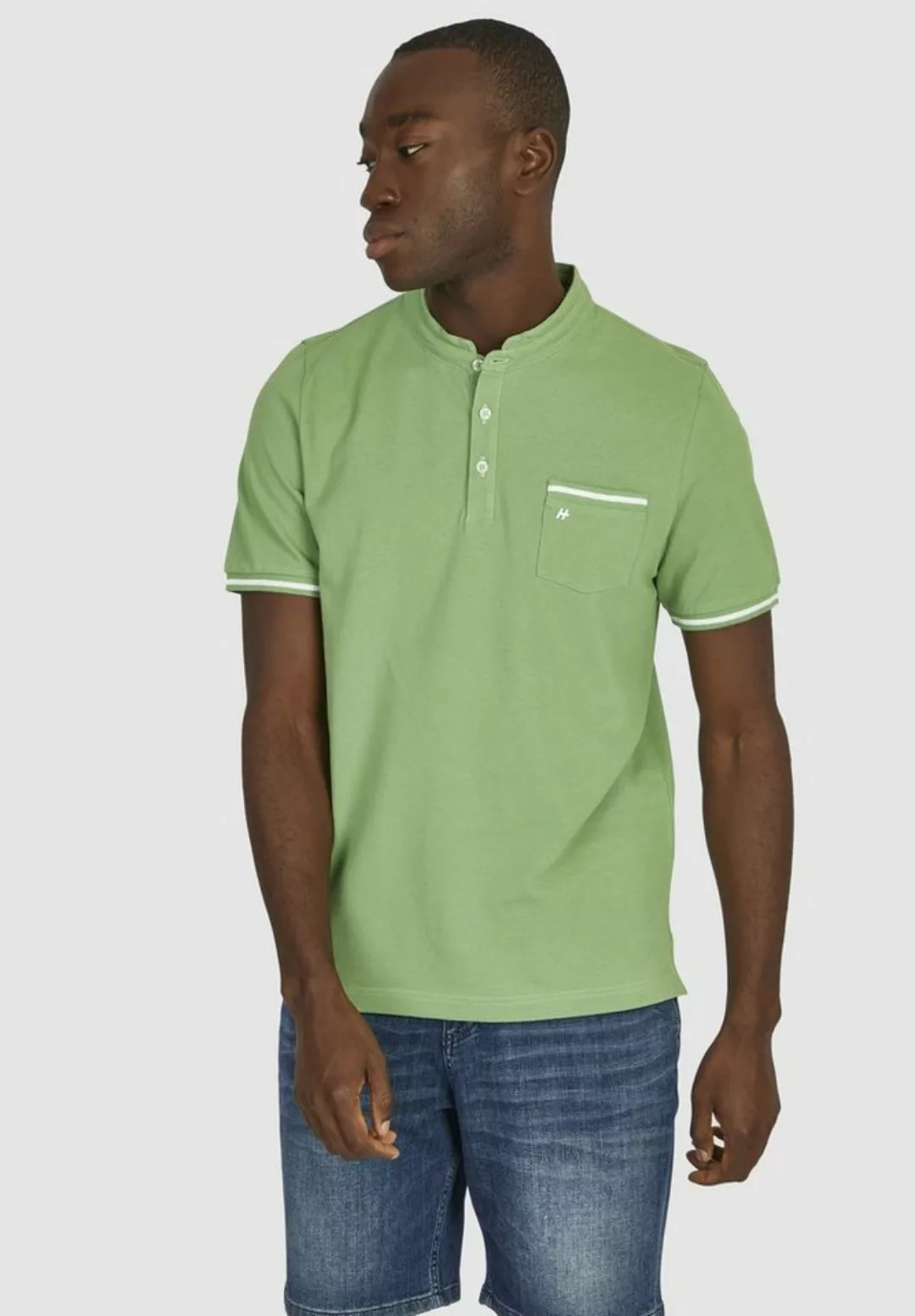 HECHTER PARIS Poloshirt mit Stehkrage günstig online kaufen