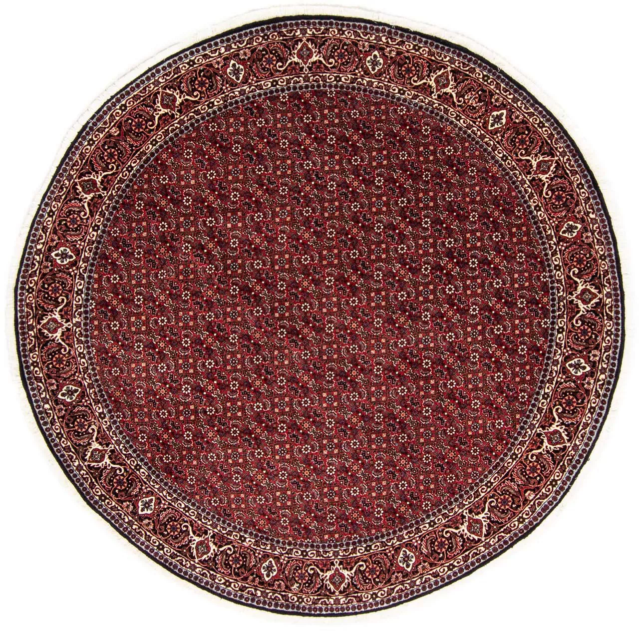 morgenland Orientteppich »Perser - Bidjar rund - 200 x 200 cm - dunkelrot«, günstig online kaufen