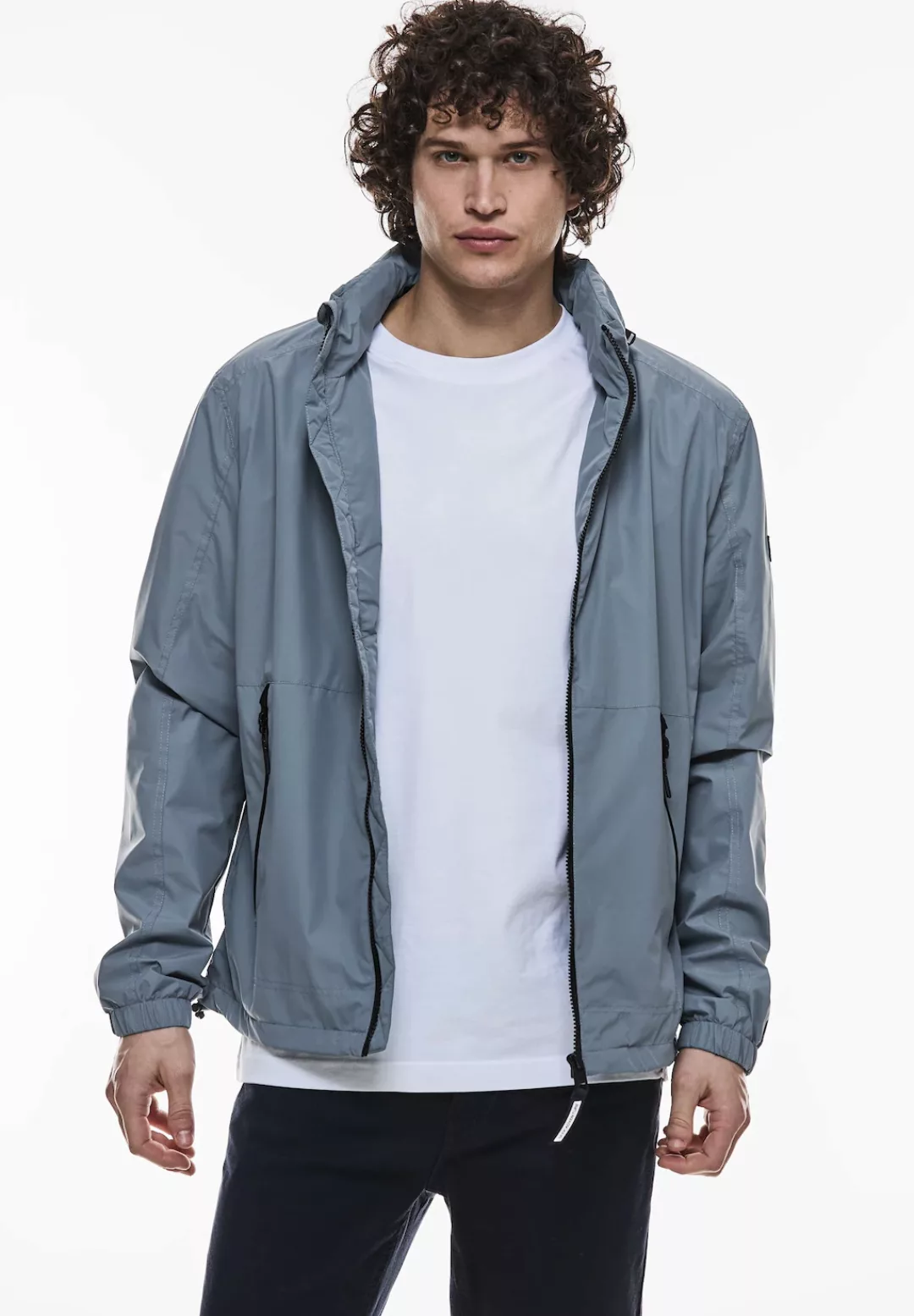 STREET ONE MEN Windbreaker, mit Kapuze, mit Kapuze günstig online kaufen