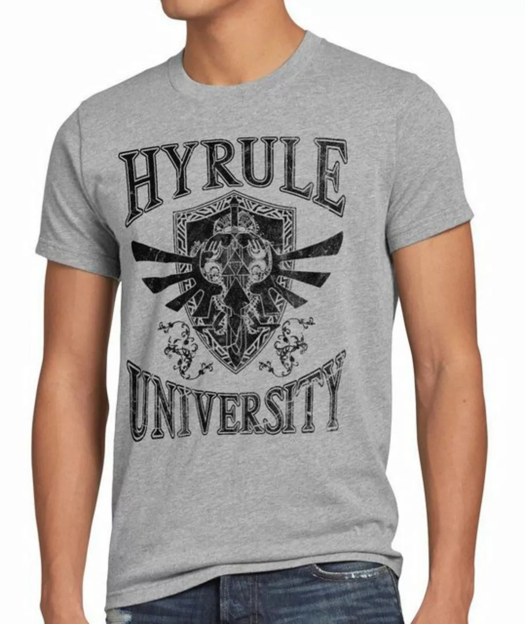 style3 T-Shirt Hyrule University link zelda wii past ocarina zelda time swi günstig online kaufen