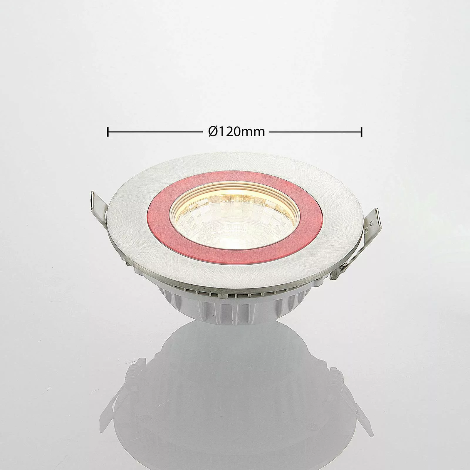 Lindby Noor LED-Einbaustrahler RGBW, nickel günstig online kaufen