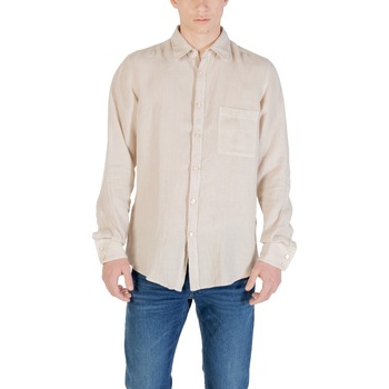 BOSS ORANGE Leinenhemd Relegant mit Markenlabel günstig online kaufen