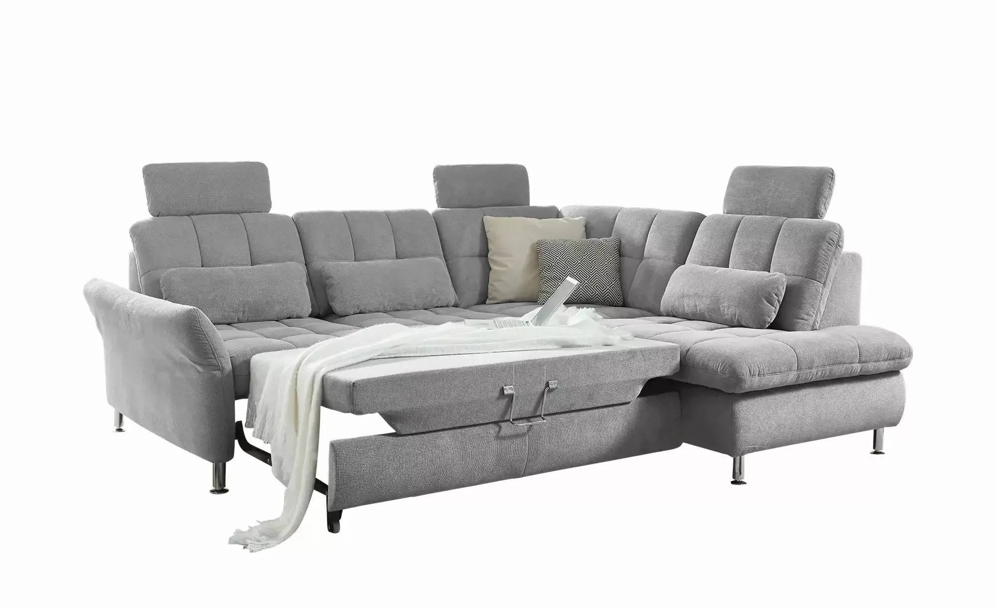 Lounge Collection Ecksofa  Liora ¦ grau ¦ Maße (cm): B: 242 H: 89 Polstermö günstig online kaufen