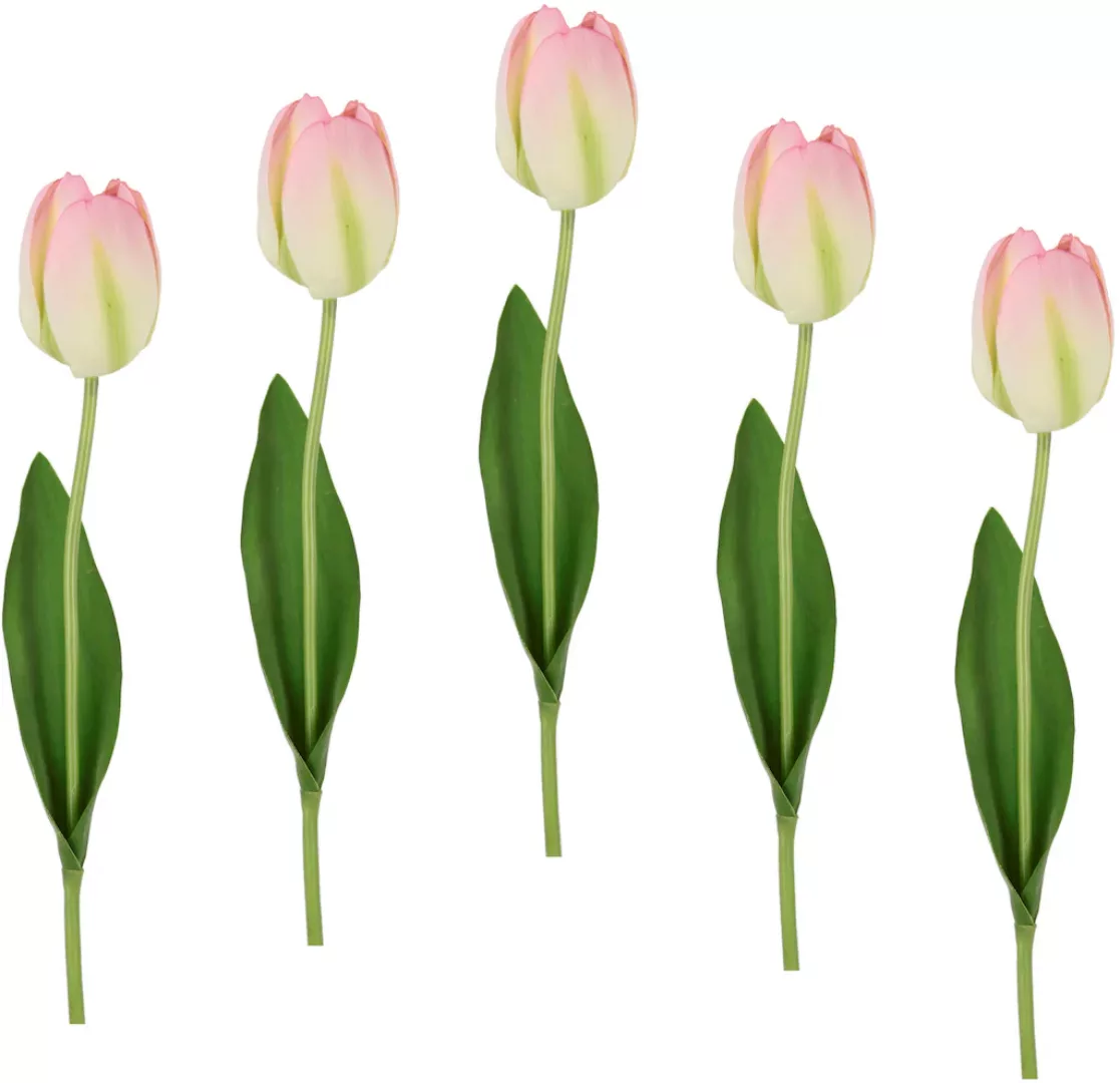 I.GE.A. Kunstblume "Real Touch Tulpen", 5er Set künstliche Tulpenknospen, K günstig online kaufen
