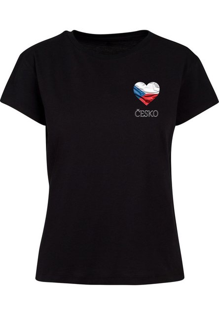 Merchcode T-Shirt Merchcode Ladies Merchcode Football - Czech T-shirt (1-tl günstig online kaufen