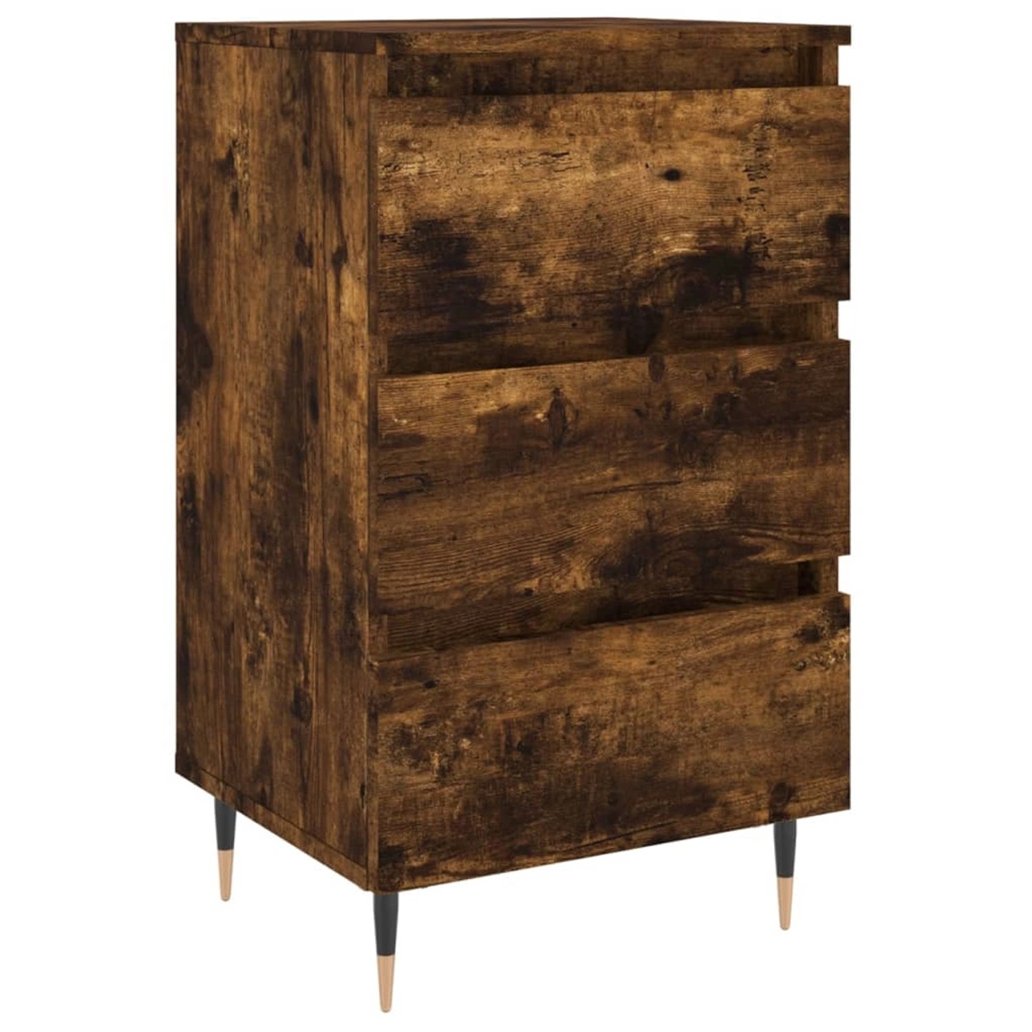 vidaXL Nachttisch Räuchereiche 40x35x69 cm Holzwerkstoff Modell 3 günstig online kaufen