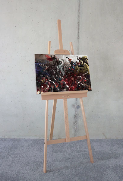 Komar Leinwandbild »Keilrahmenbild - Avengers War - Größe 30 x 60 cm«, Disn günstig online kaufen