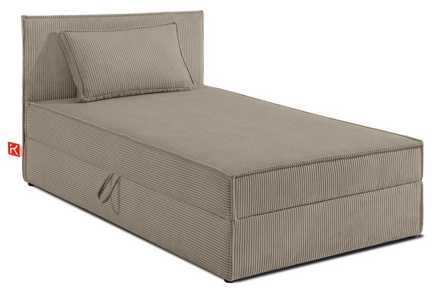 KONSIMO® Jugendbett Einzelbett, Polsterbett ROTI, Tagesbett (100 cm x 200 c günstig online kaufen