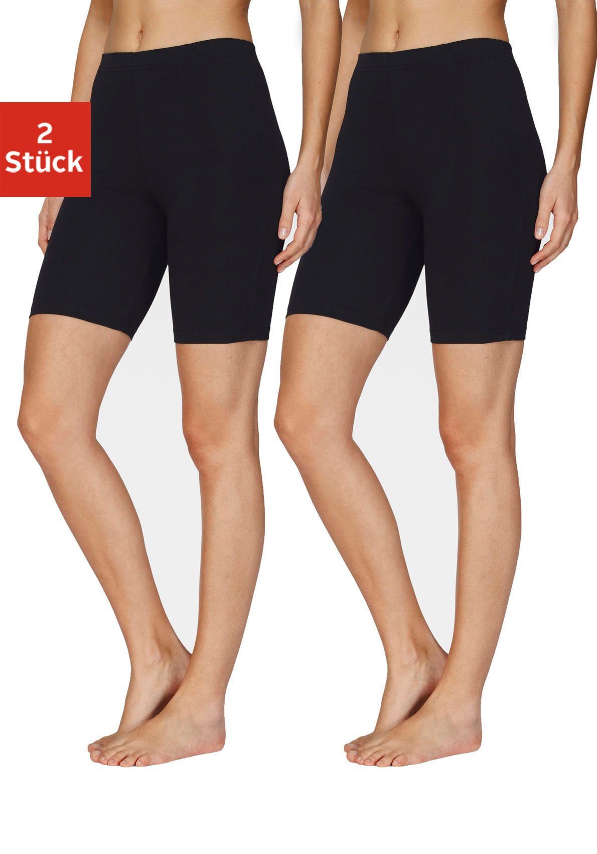 Vivance active Radlerhose, (2er-Pack), mit Gummibund, Loungewear günstig online kaufen