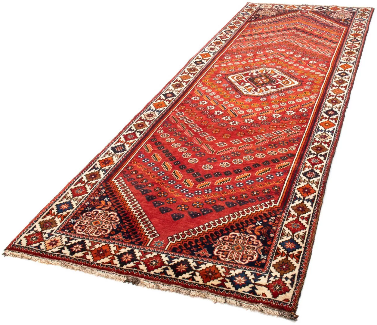 morgenland Orientteppich »Perser - Nomadic - 301 x 104 cm - dunkelrot«, rec günstig online kaufen