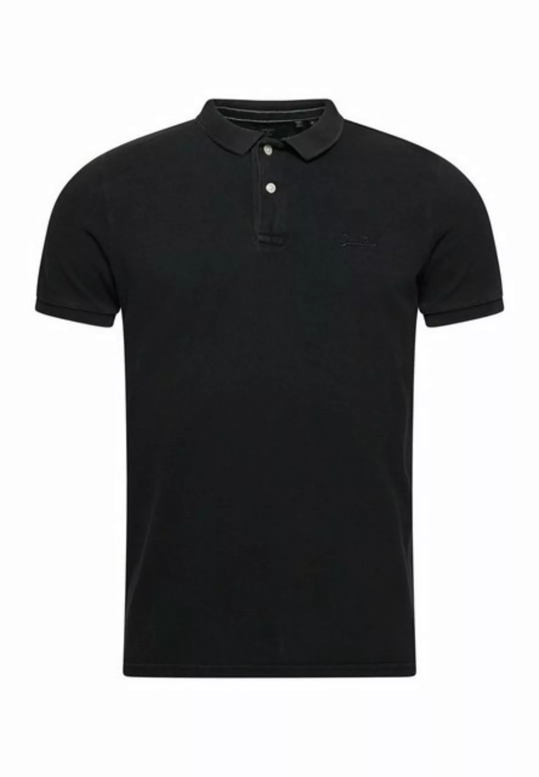 Superdry Poloshirt Superdry Herren Polo VINT DESTROY POLO Vintage Black Sch günstig online kaufen