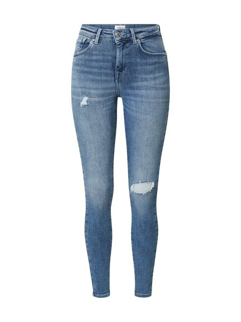 Only Damen Jeans ONLPOWER MID PUSH UP REA264 - Skinny Fit - Blau - Medium B günstig online kaufen